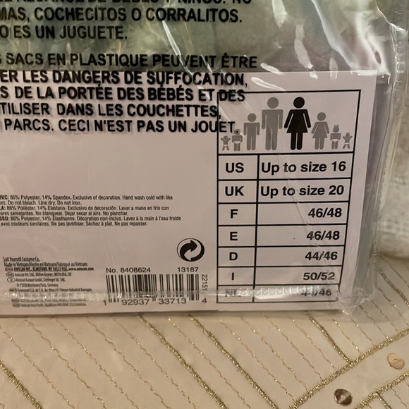 Suit Yourself Costume Co. Ombré Metallic Halter Top. Size L/XL. NWT🔺FIRM🔺 - Picture 4 of 4